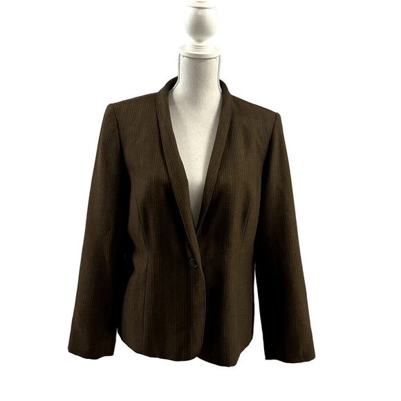 Alfred Dunner Jackets & Blazers - Alfred Dunner Brown Oversized Blazer Size 12